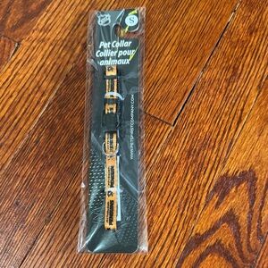 NHL Small Pet Collar - Black and Yellow Pittsburgh penguins